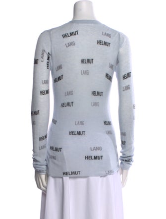 Helmut Lang Wool Printed Sweater