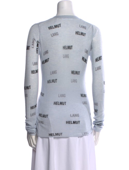 Helmut Lang Wool Printed Sweater