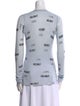 Helmut Lang Wool Printed Sweater