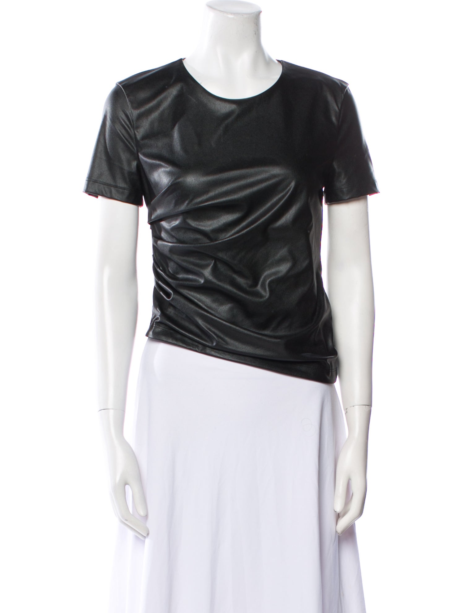 Helmut Lang Scoop Neck Short Sleeve T-Shirt