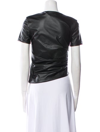 Helmut Lang Scoop Neck Short Sleeve T-Shirt