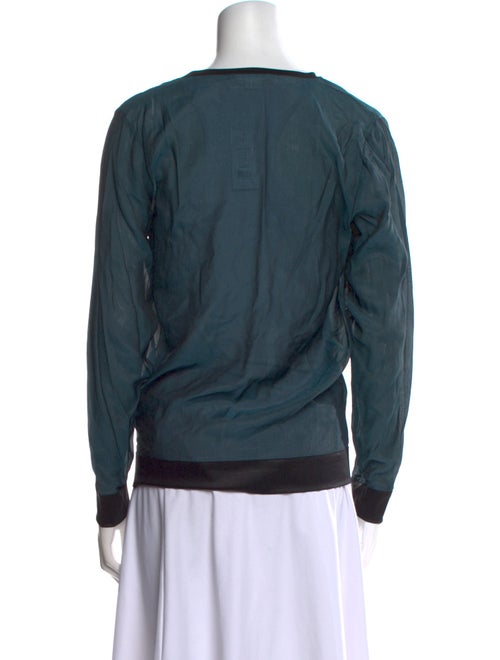 Helmut Lang Silk Crew Neck Sweatshirt