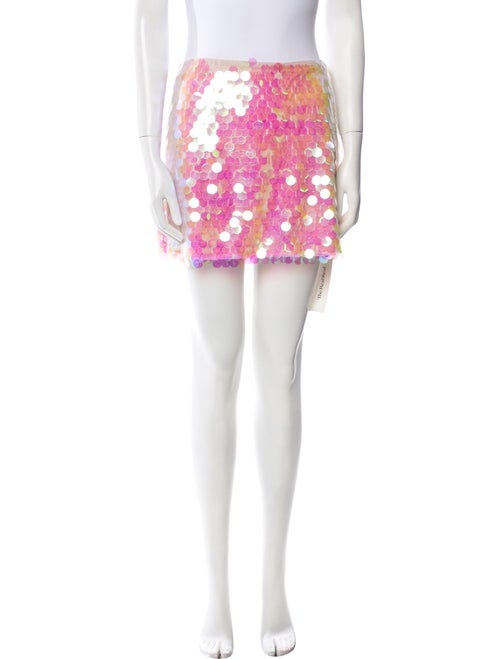 Helmut Lang Sequin Embellishments Mini Skirt