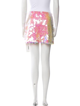 Helmut Lang Sequin Embellishments Mini Skirt