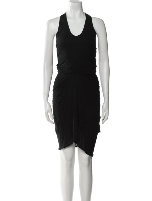 Helmut Lang Scoop Neck Knee-Length Dress