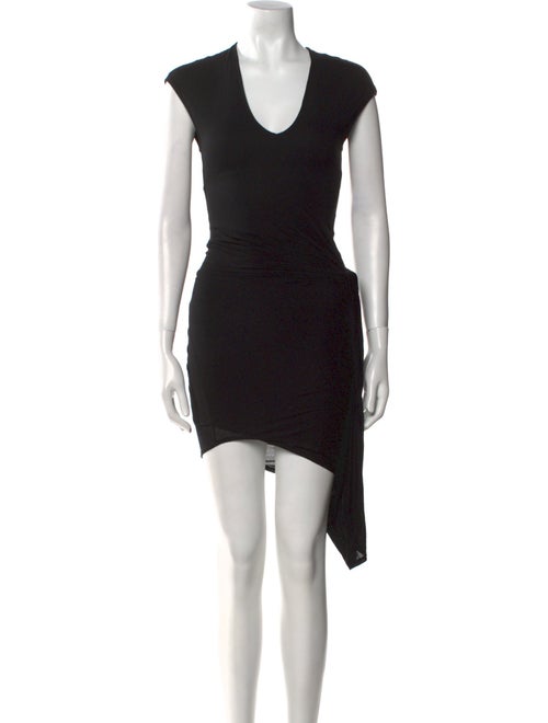 Helmut Lang V-Neck Mini Dress