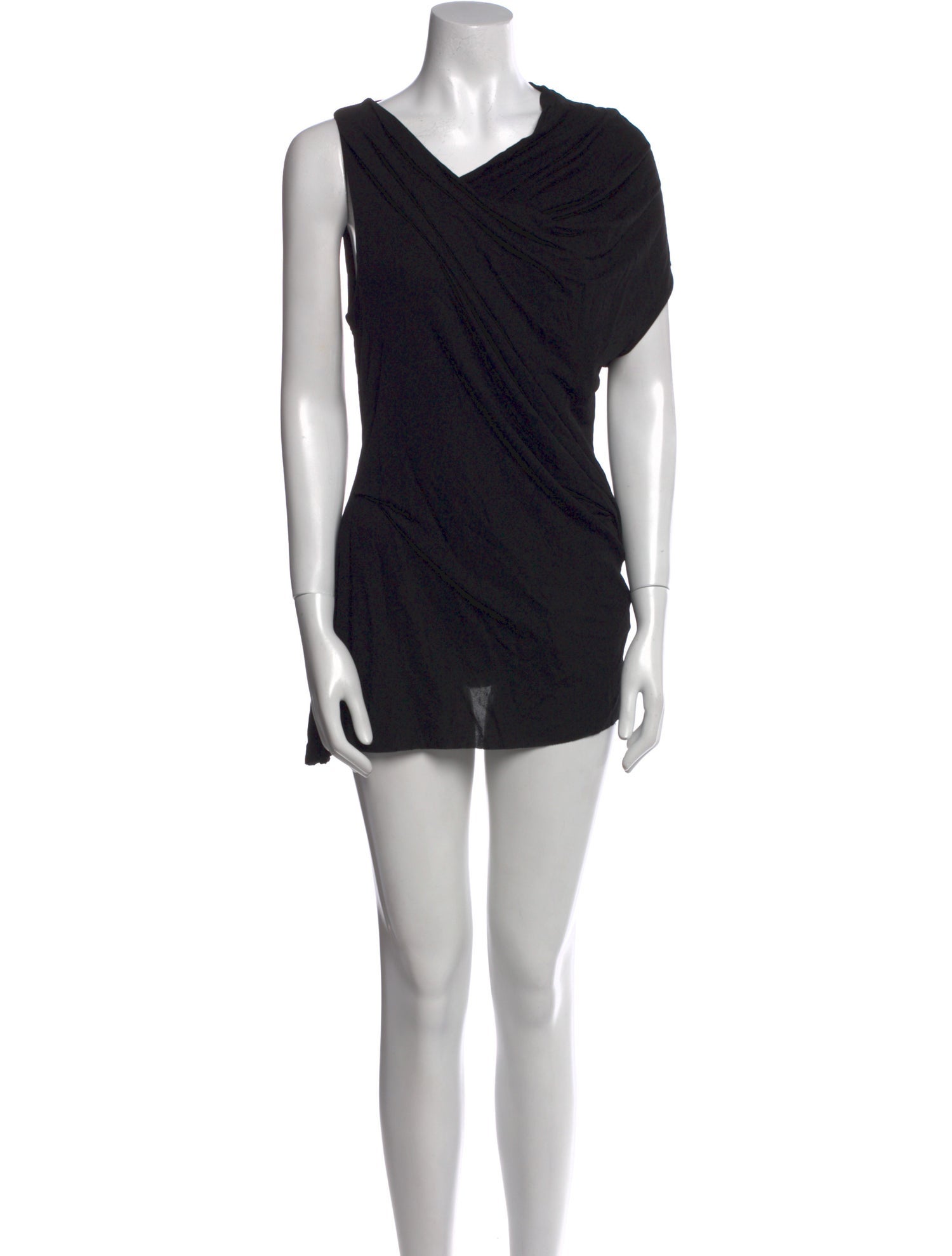 Helmut Lang Cowl Neck Mini Dress