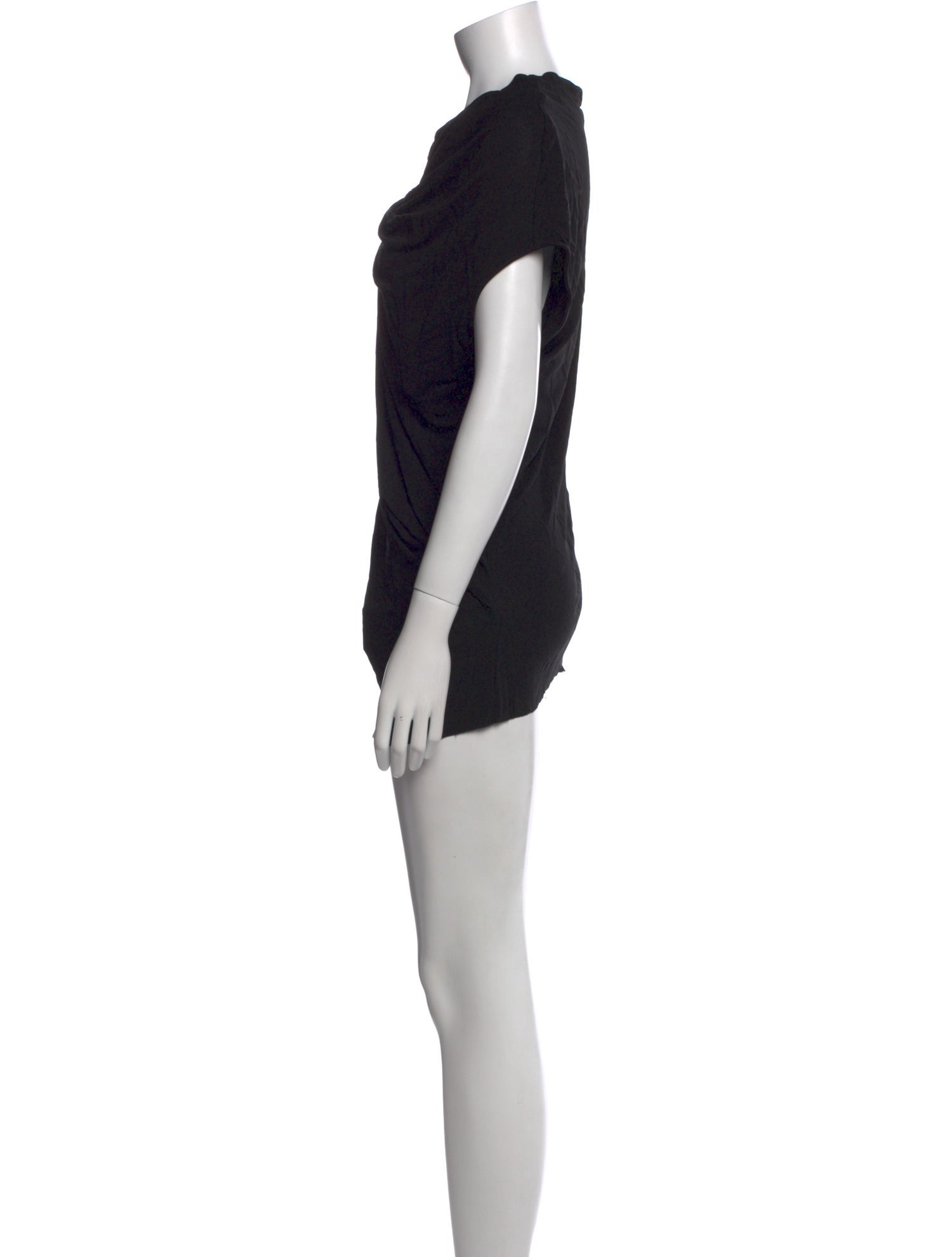Helmut Lang Cowl Neck Mini Dress