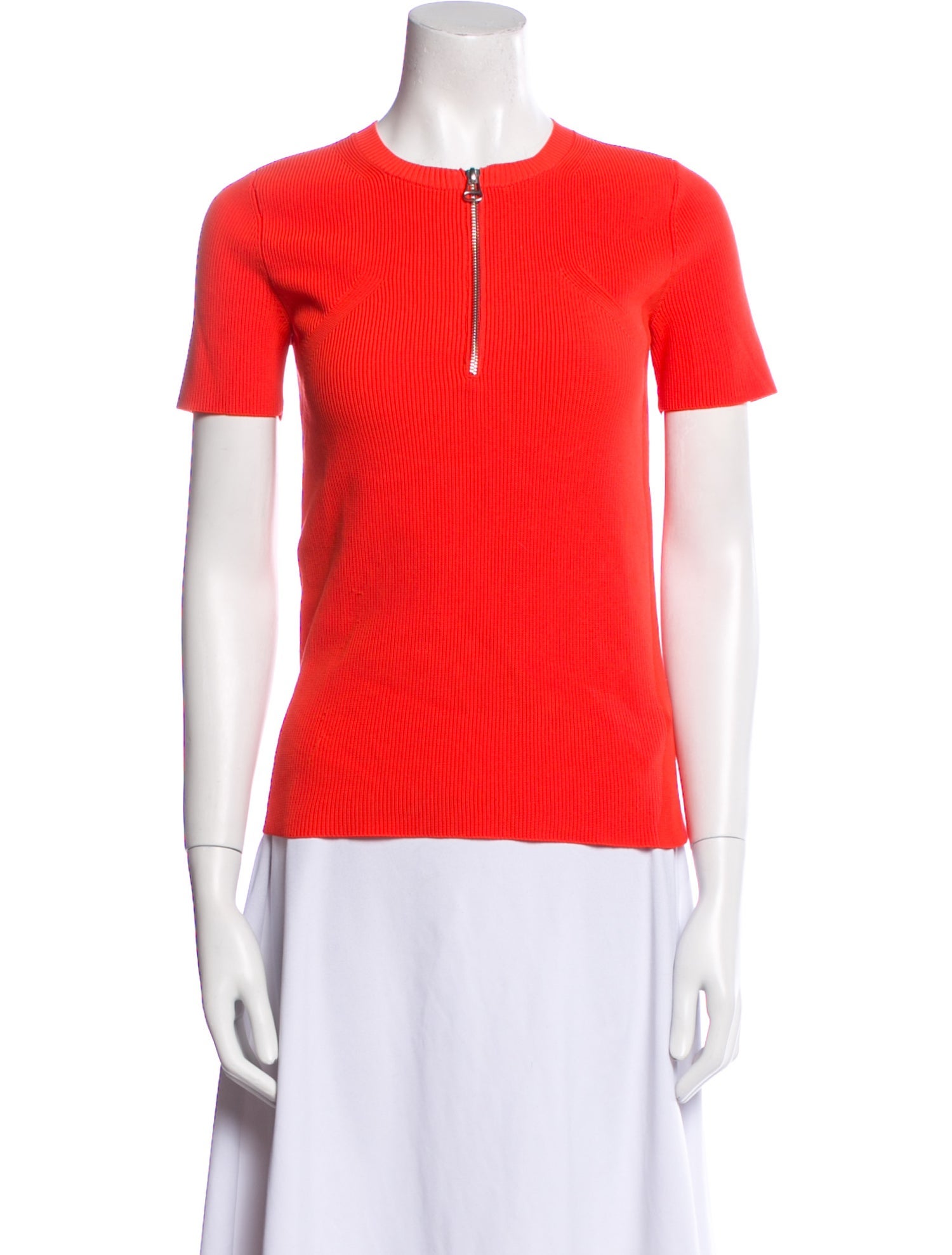 Helmut Lang Crew Neck Short Sleeve Polo