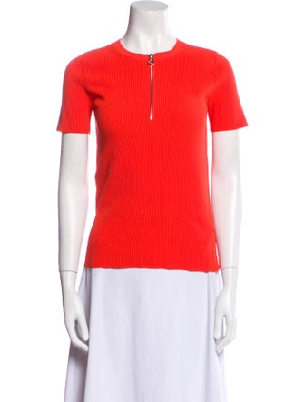 Helmut Lang Crew Neck Short Sleeve Polo