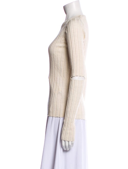 Helmut Lang Wool V-Neck Top