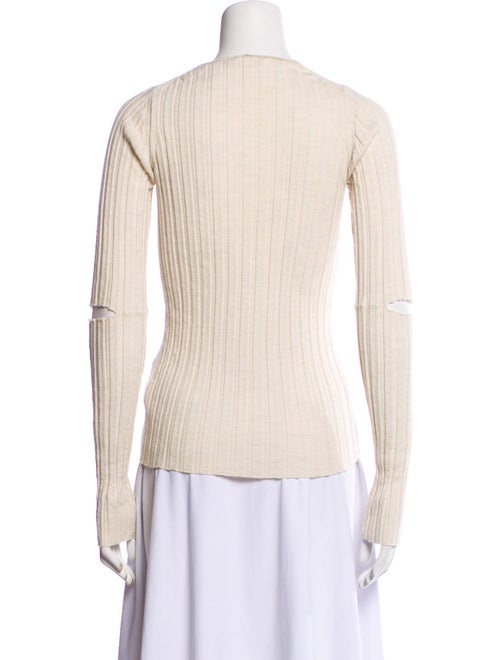 Helmut Lang Wool V-Neck Top