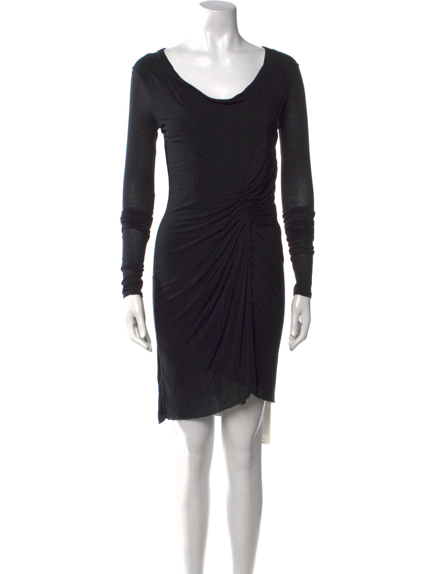 Helmut Lang Cowl Neck Mini Dress