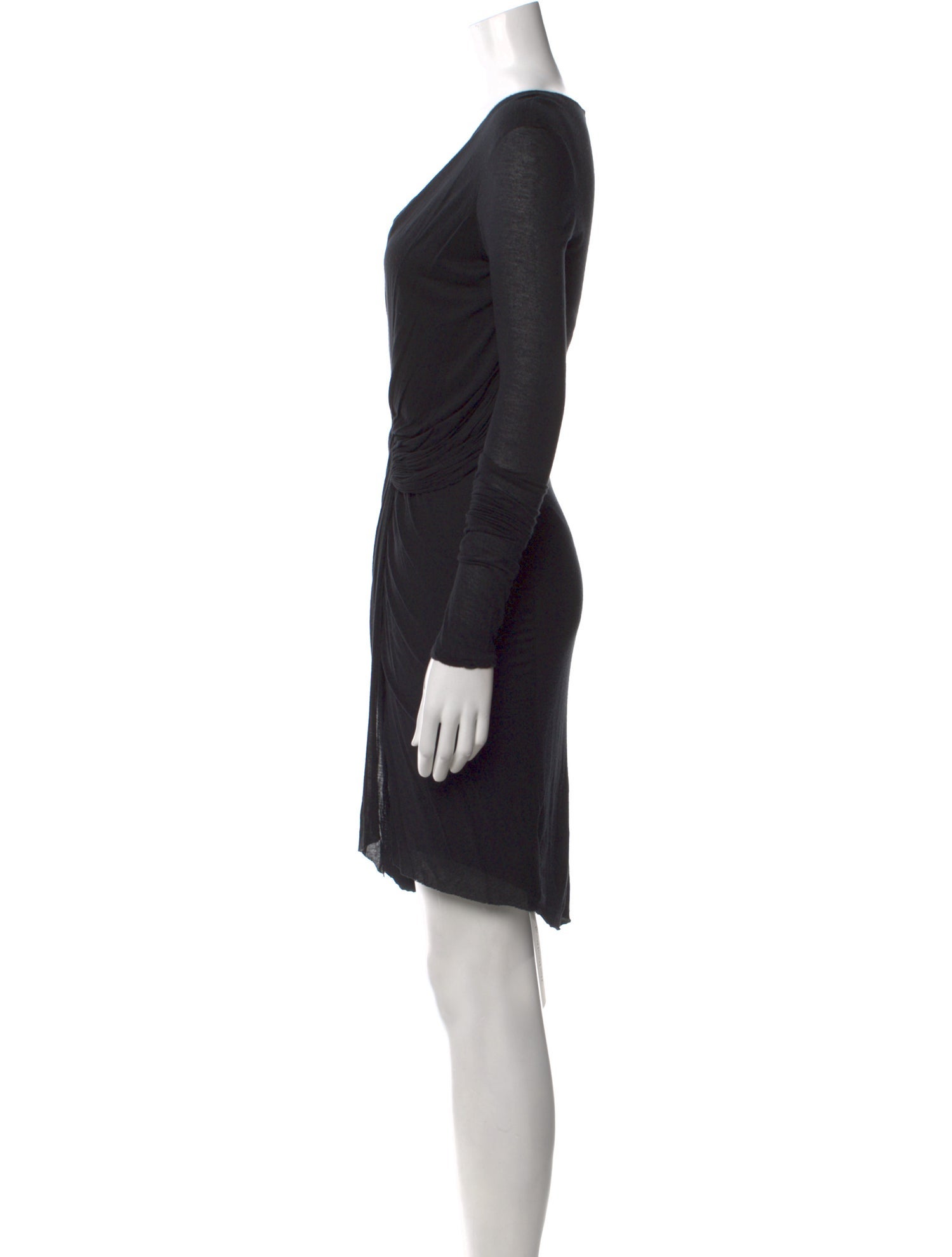 Helmut Lang Cowl Neck Mini Dress