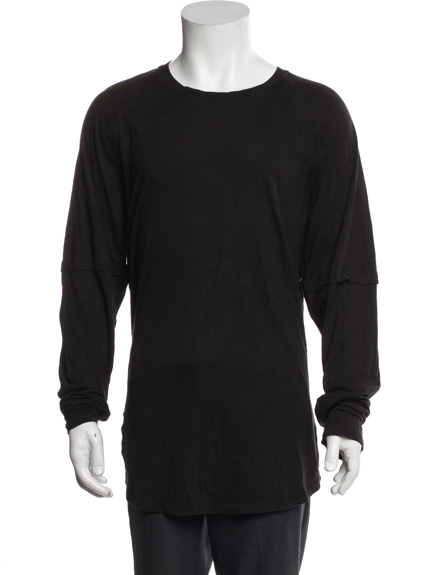 Helmut Lang Crew Neck Long Sleeve T-Shirt