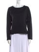 Helmut Lang Scoop Neck Long Sleeve Sweatshirt