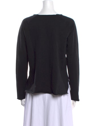 Helmut Lang Scoop Neck Long Sleeve Sweatshirt