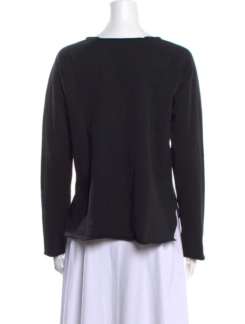 Helmut Lang Scoop Neck Long Sleeve Sweatshirt