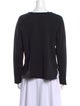 Helmut Lang Scoop Neck Long Sleeve Sweatshirt