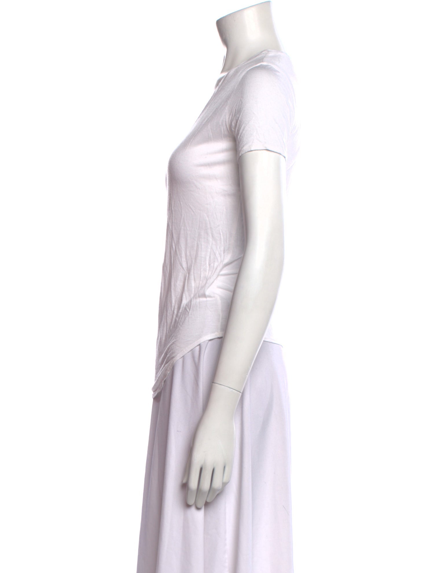 Helmut Lang Scoop Neck Short Sleeve T-Shirt