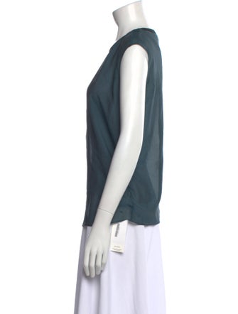 Helmut Lang Crew Neck Sleeveless Top