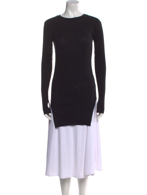 Helmut Lang Scoop Neck Long Sleeve Tunic