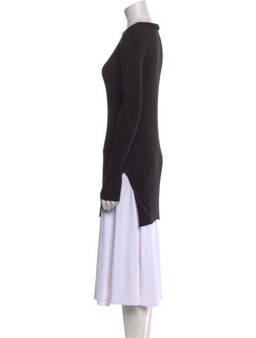 Helmut Lang Scoop Neck Long Sleeve Tunic