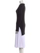Helmut Lang Scoop Neck Long Sleeve Tunic