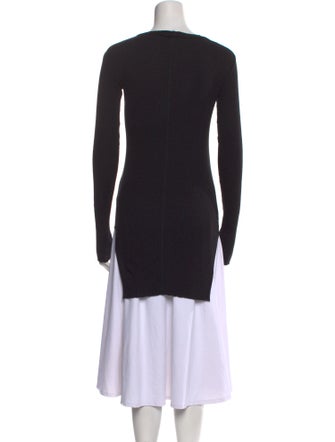 Helmut Lang Scoop Neck Long Sleeve Tunic