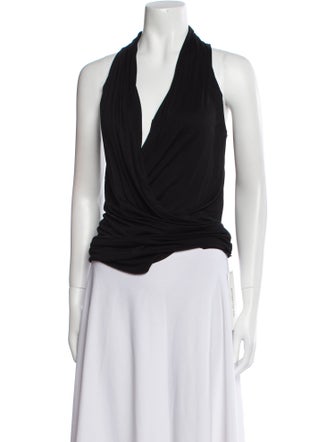 Helmut Lang Halterneck Sleeveless Crop Top