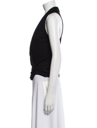 Helmut Lang Halterneck Sleeveless Crop Top