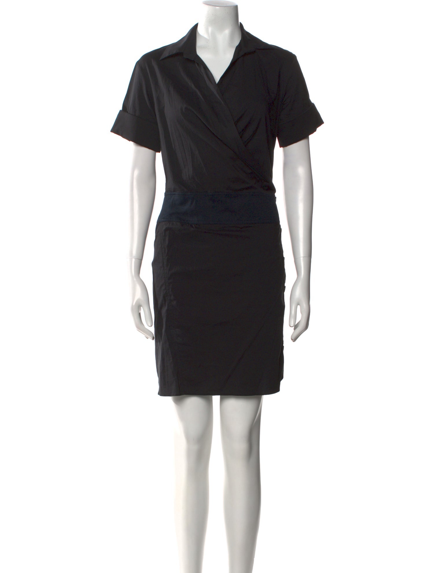 Helmut Lang V-Neck Mini Dress