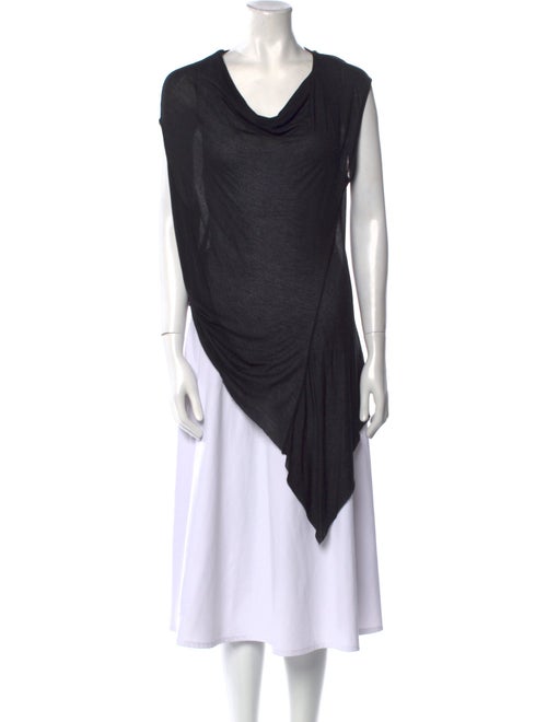Helmut Lang Cowl Neck Sleeveless Tunic