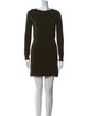 Helmut Lang Bateau Neckline Mini Dress