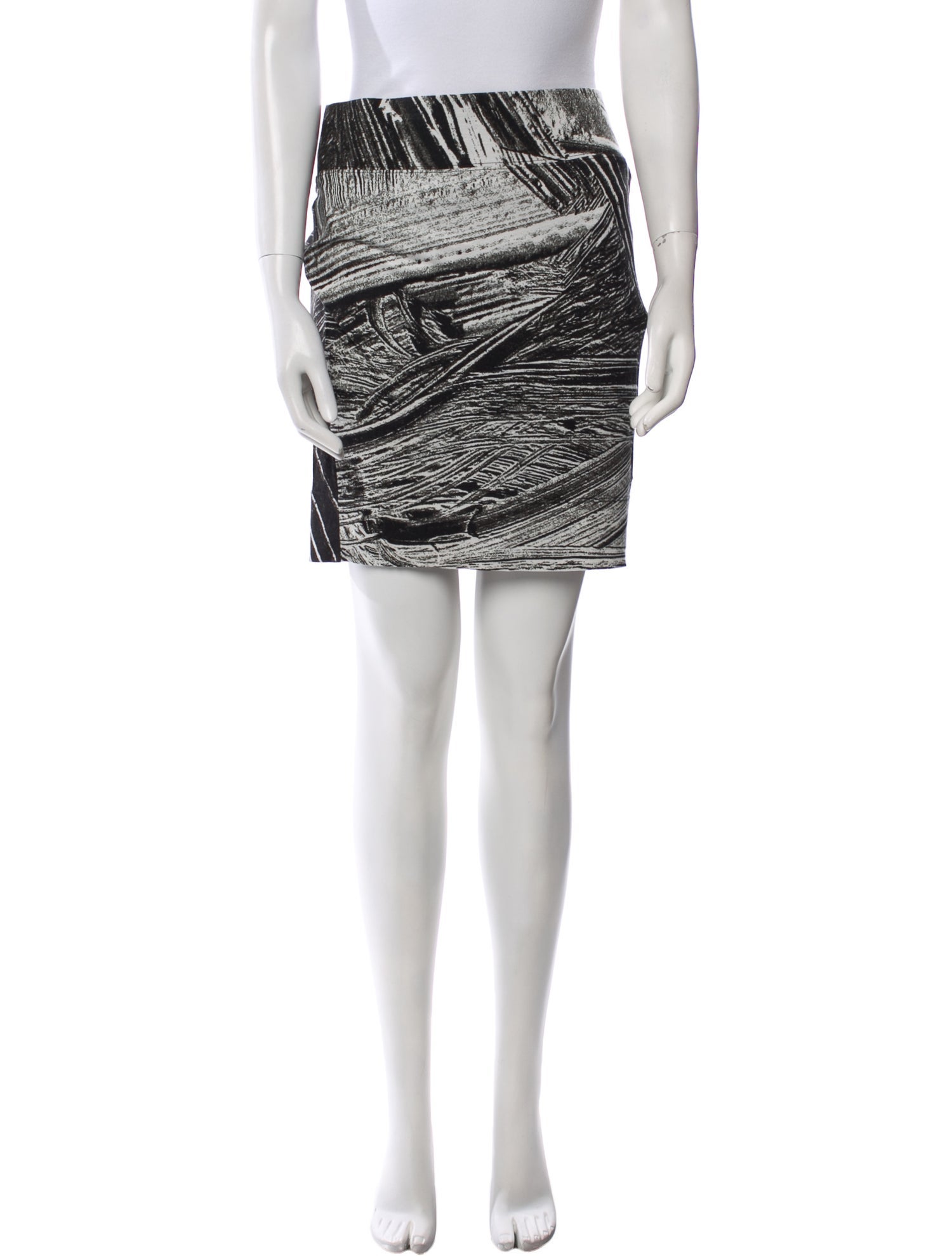 Helmut Lang Printed Mini Skirt