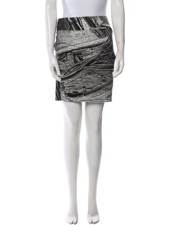 Helmut Lang Printed Mini Skirt