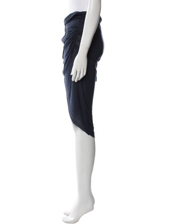 Helmut Lang Ruffle Embellishment Midi Length Skirt