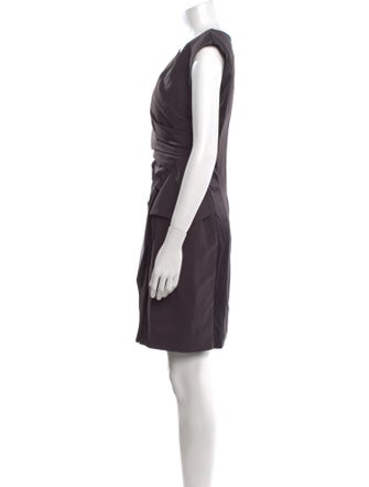 Helmut Lang V-Neck Mini Dress