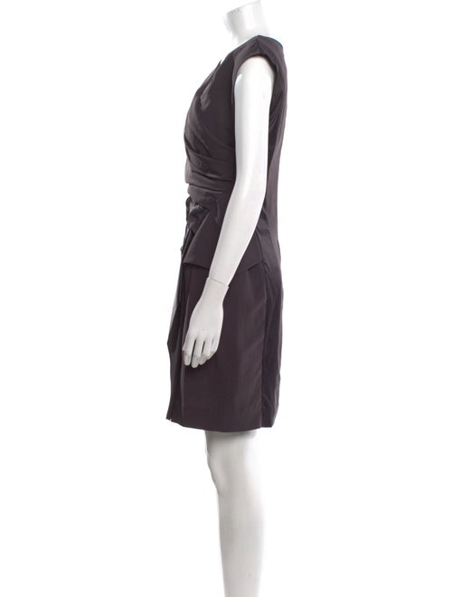 Helmut Lang V-Neck Mini Dress