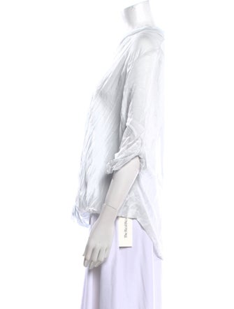 Helmut Lang V-Neck Three-Quarter Sleeve Tunic