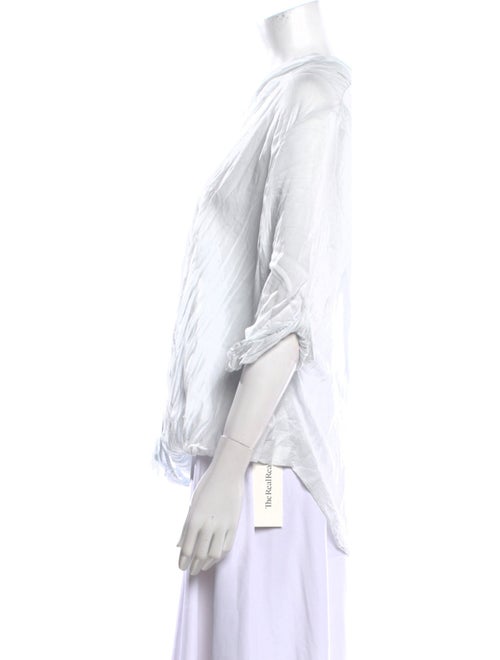 Helmut Lang V-Neck Three-Quarter Sleeve Tunic