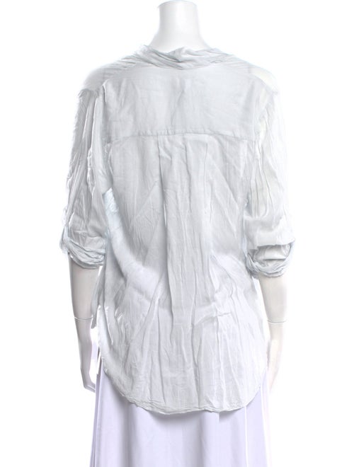 Helmut Lang V-Neck Three-Quarter Sleeve Tunic