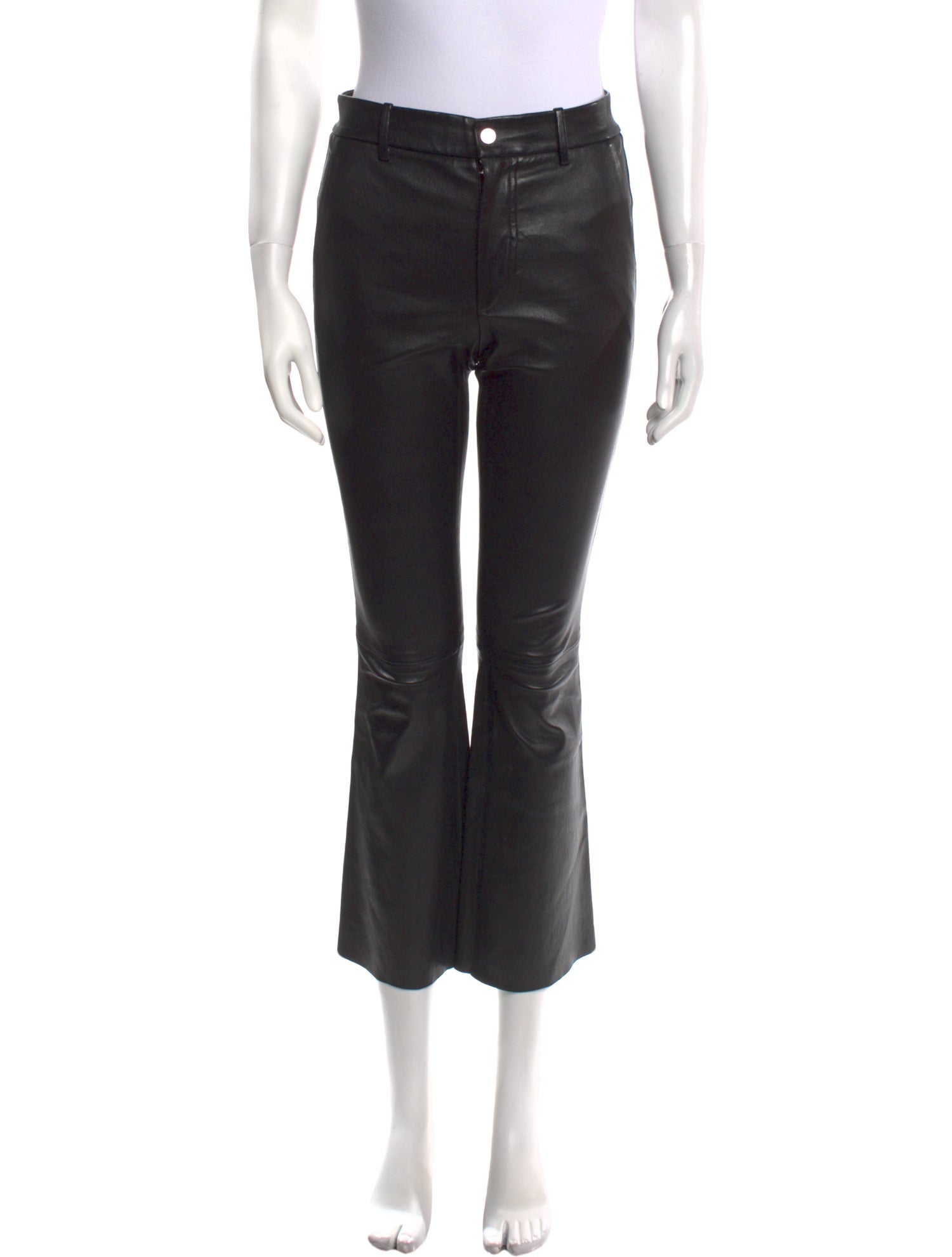 Helmut Lang Lamb Leather Straight Leg Pants