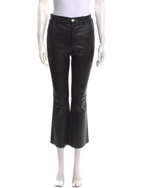 Helmut Lang Lamb Leather Straight Leg Pants