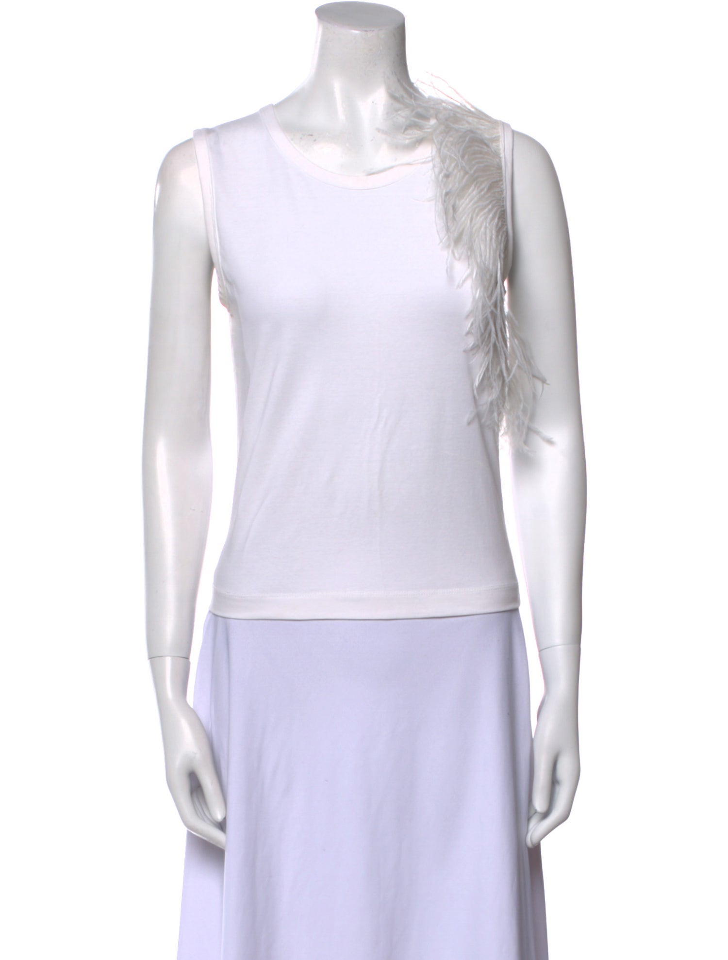 Helmut Lang Scoop Neck Sleeveless Top