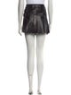 Helmut Lang Lamb Leather Mini Skirt