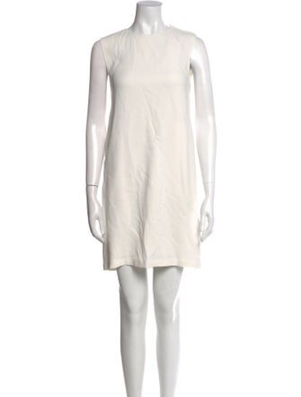 Helmut Lang Bateau Neckline Mini Dress