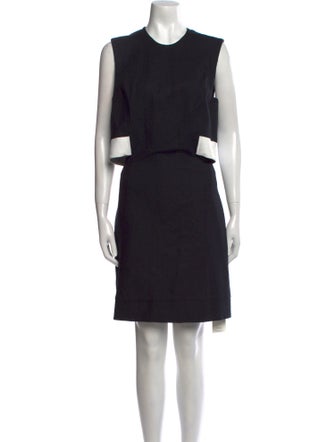 Helmut Lang Crew Neck Knee-Length Dress