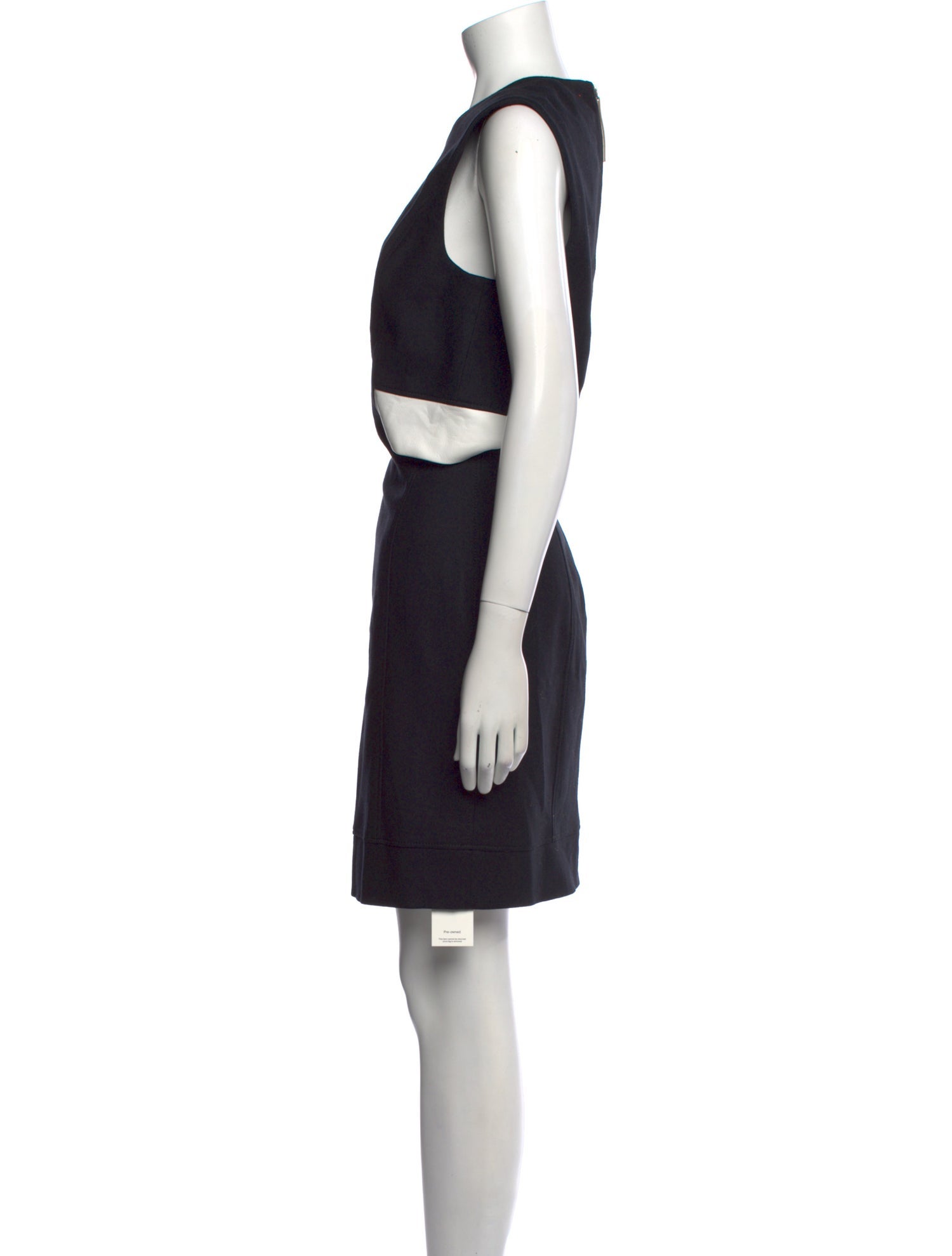 Helmut Lang Crew Neck Knee-Length Dress