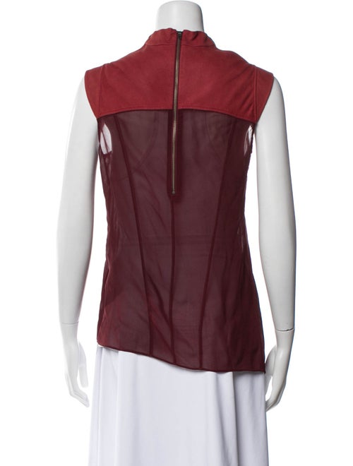 Helmut Lang Silk Cowl Neck Top